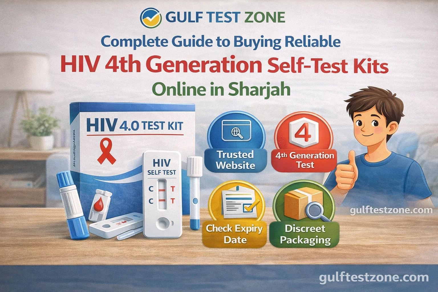 Complete Guide to Buying Reliable HIV 4th Generation Self-Test Kits Online in Sharjah
