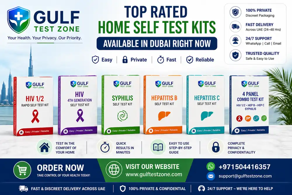 Top Rated Home Self Test Kits Available in Dubai Right Now