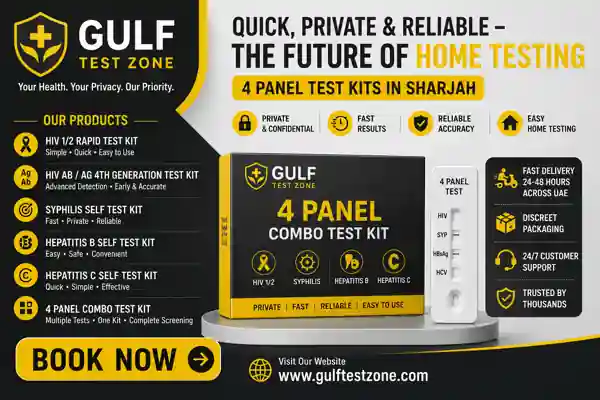 Quick, Private & Reliable – The Future of Home Testing 4 Panel Test Kits in Sharjah