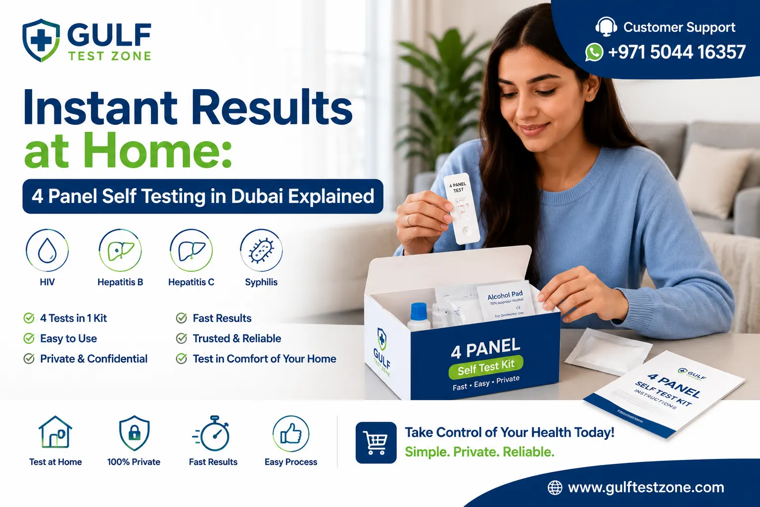 Instant Results at Home: 4 Panel Self Testing in Dubai Explained