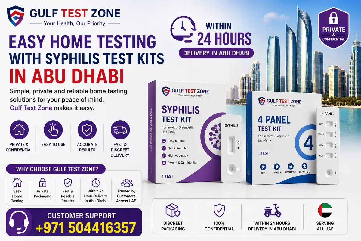 Easy Home Testing with Syphilis Test Kits in Abu Dhabi
