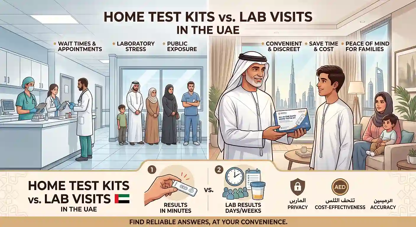 Why UAE Employers and Families Choose Home Drug Test Kits Over Lab Visits