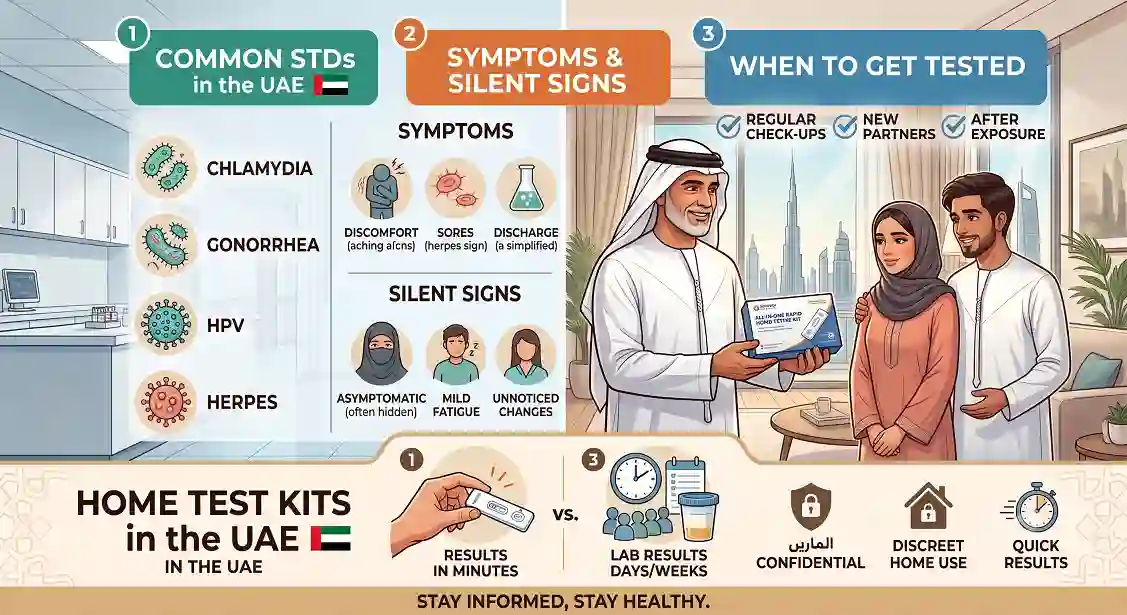 Common STDs in the UAE – Symptoms, Silent Signs & When to Get Tested