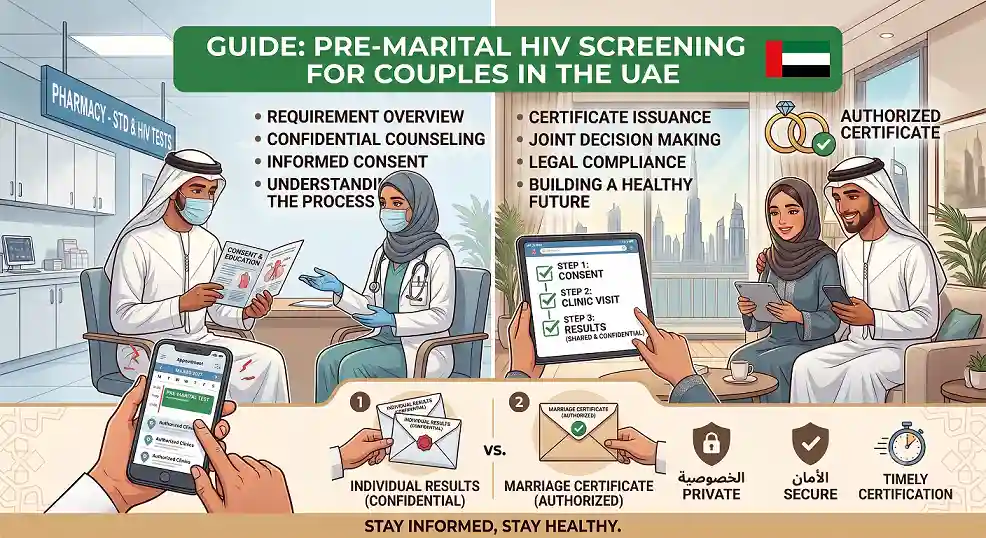HIV Test Before Marriage in the UAE – What Couples Need to Know