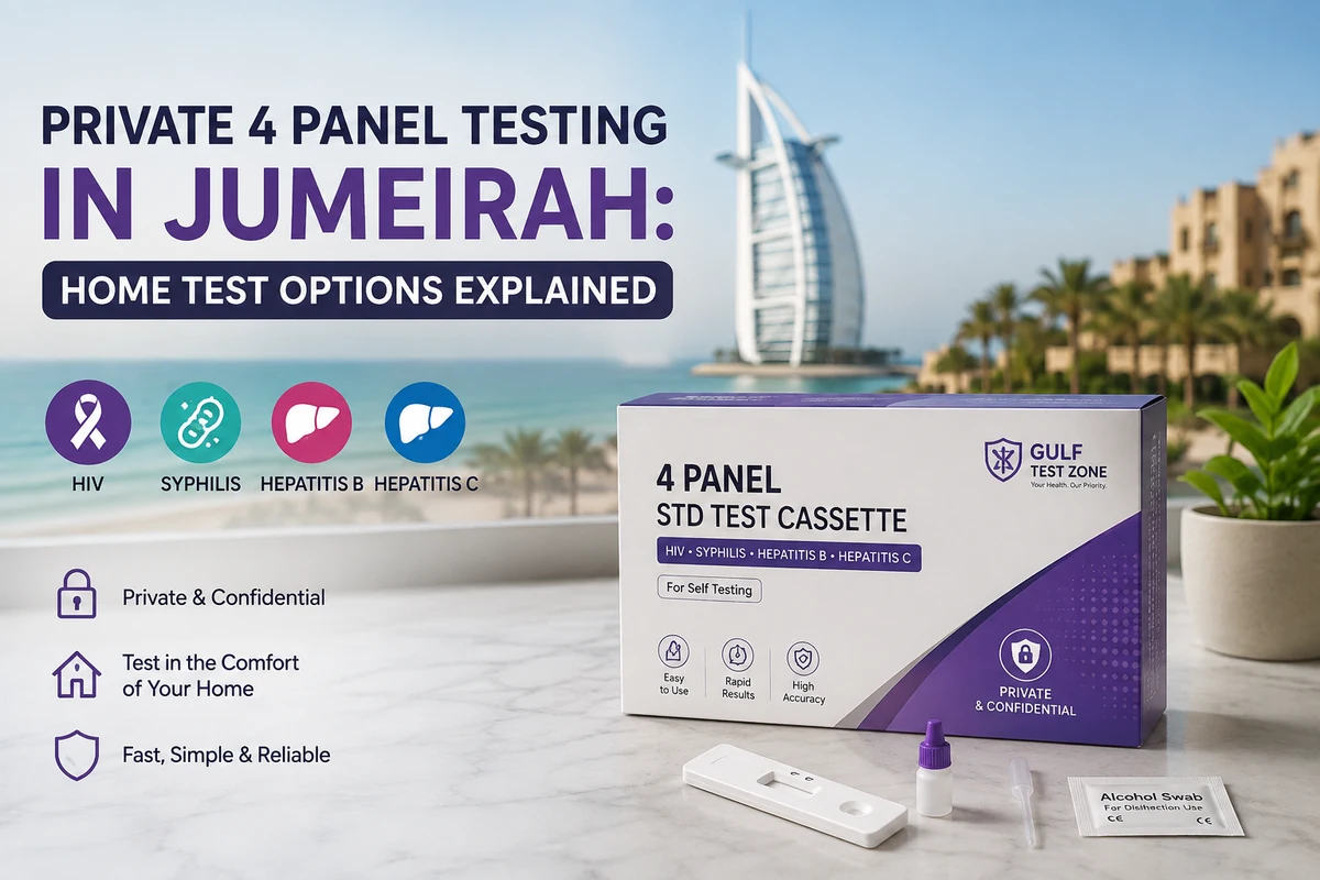 Private 4 Panel Testing in Jumeirah: Home Test Options Explained