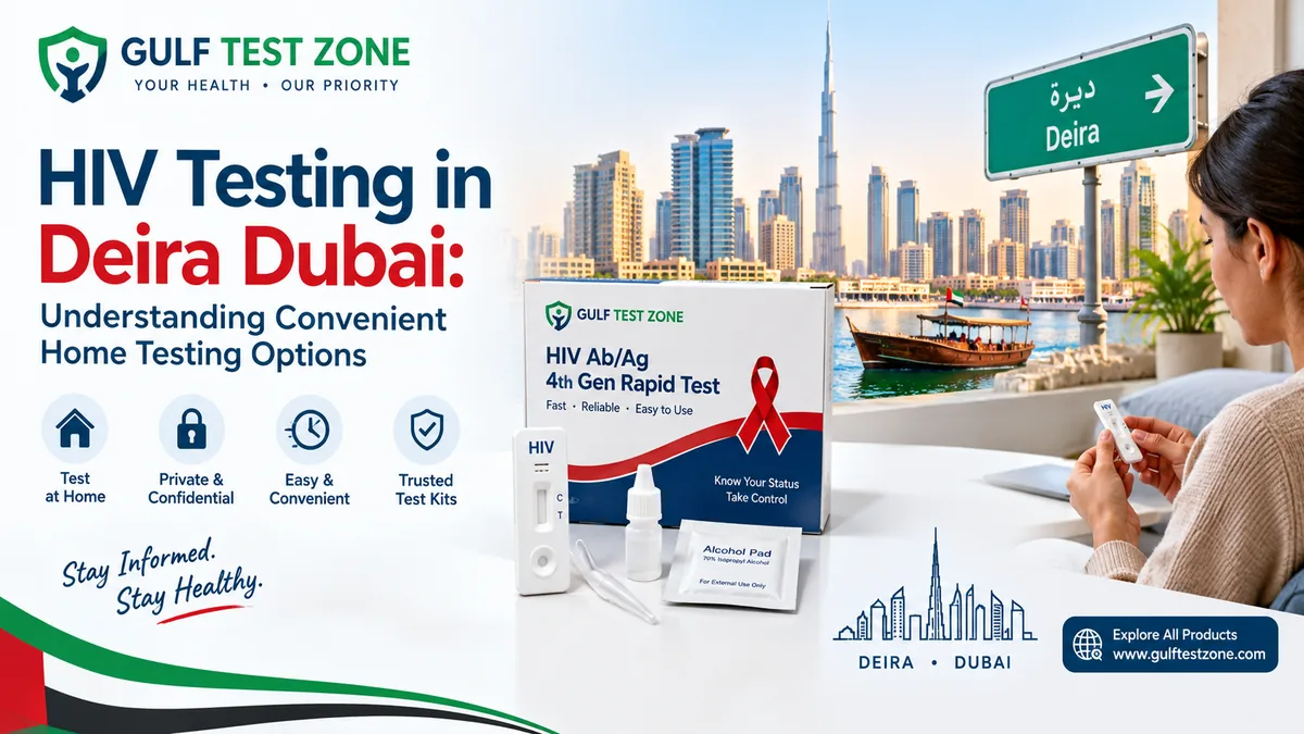 HIV Testing in Deira Dubai: Understanding Convenient Home Testing Options
