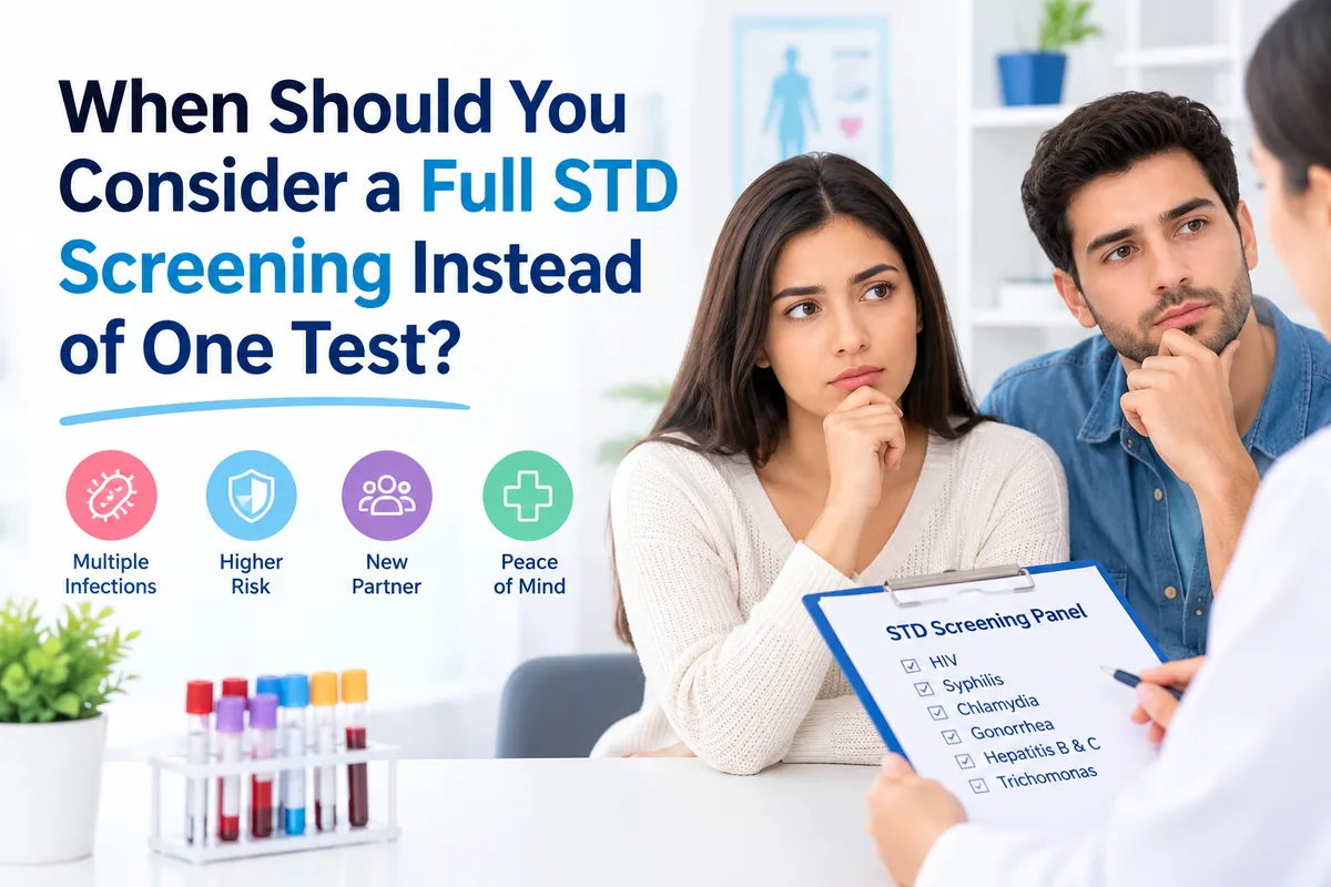 When Should You Consider a Full STD Screening Instead of One Test?