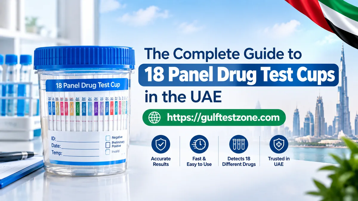 The Complete Guide to 18 Panel Drug Test Cups in the UAE