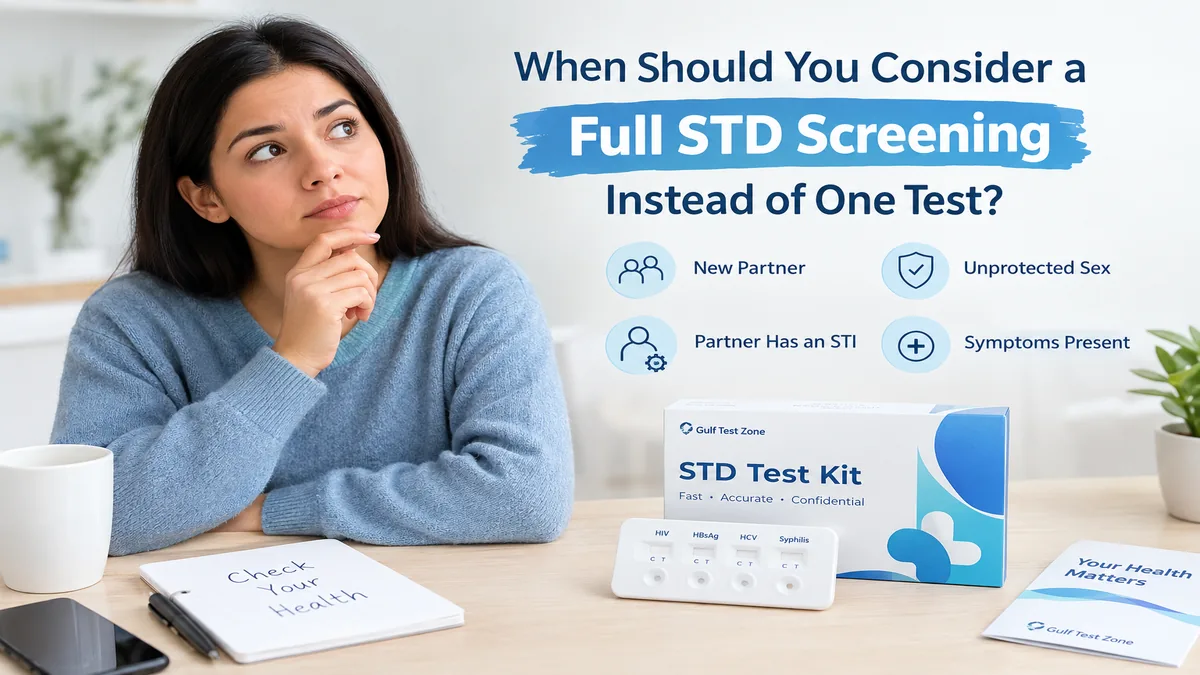 When Should You Consider a Full STD Screening Instead of One Test?