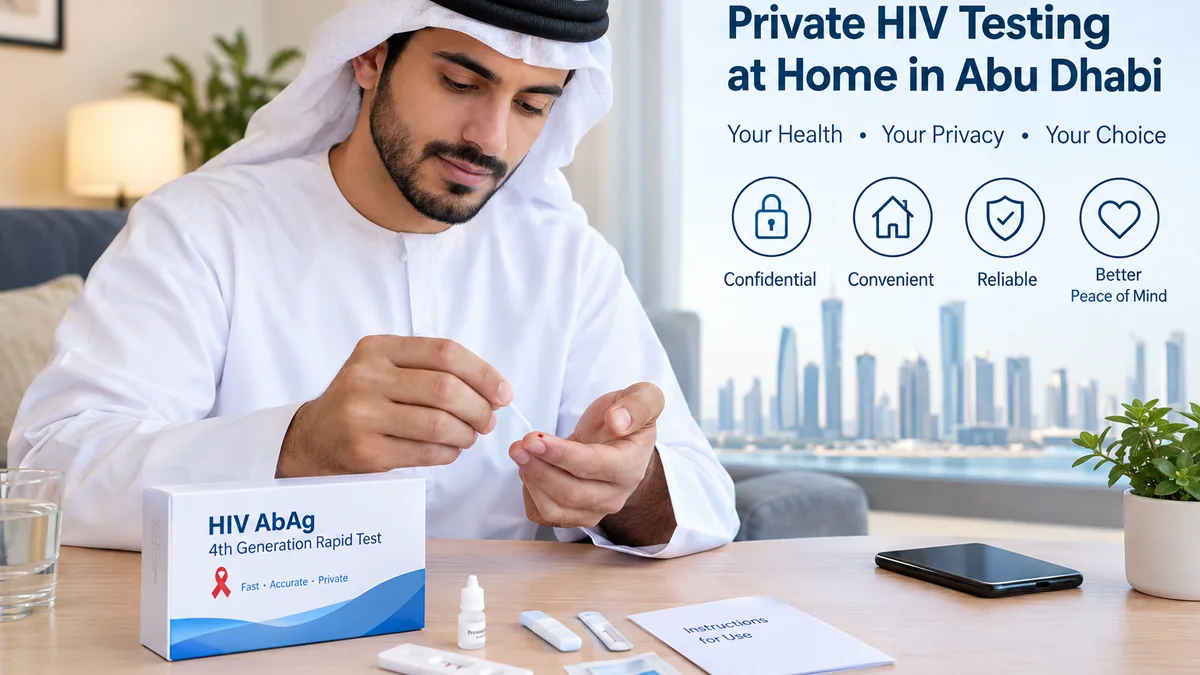 Private HIV Testing at Home in Abu Dhabi: A Simple Guide for People Who Value Confidentiality