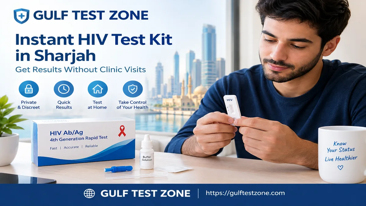 Instant HIV Test Kit in Sharjah – Get Results Without Clinic Visits