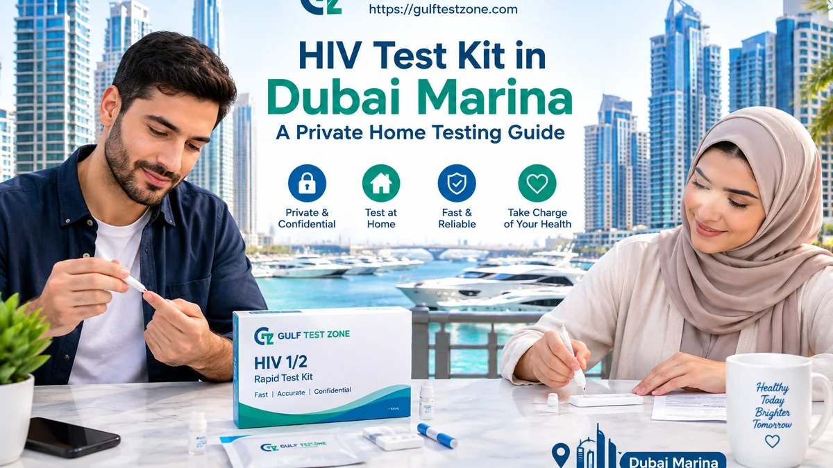 HIV Test Kit in Dubai Marina – A Private Home Testing Guide